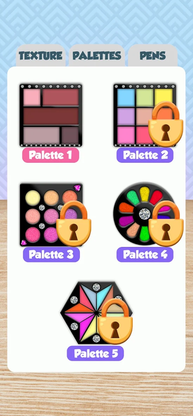 DIY Makeup Mixing Color Kit - Gameplay image of android game