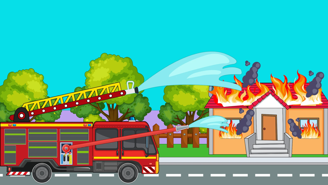 Firefighter Fire Truck Games - عکس بازی موبایلی اندروید