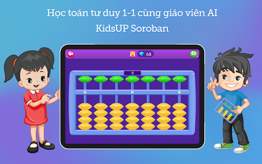 KidsUP Soroban - Toán tư duy - Image screenshot of android app