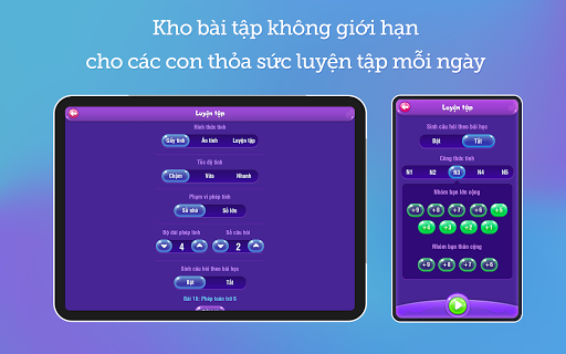 KidsUP Soroban - Toán tư duy - Image screenshot of android app