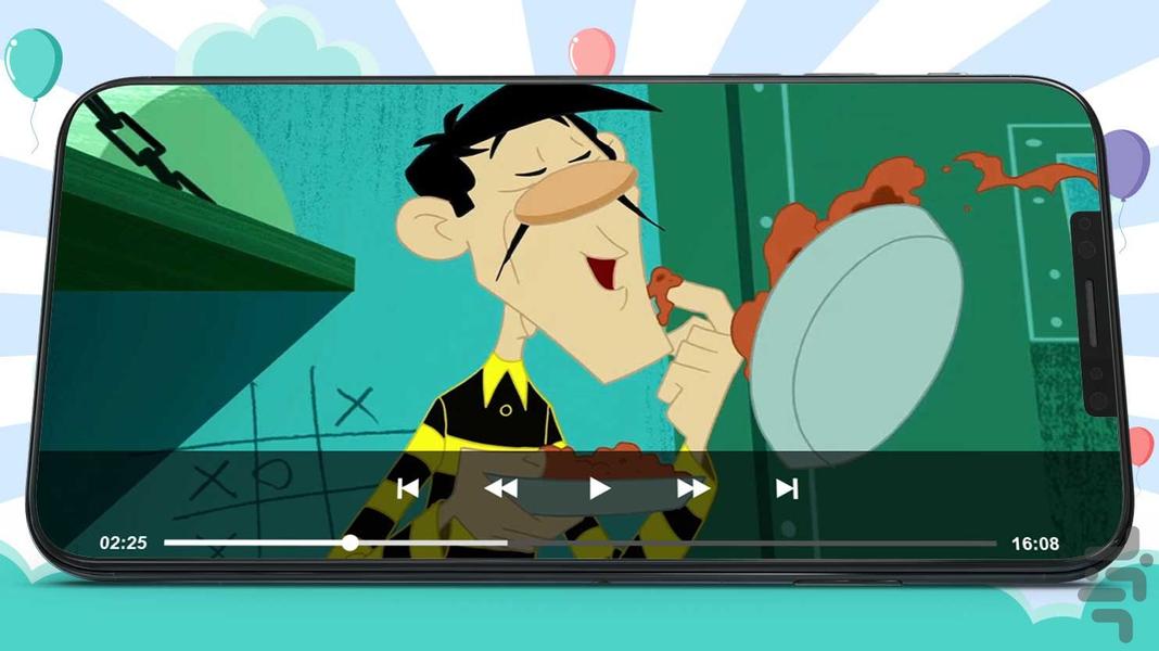 کارتون دالتون ها 5 دوبله بدون نت - Image screenshot of android app