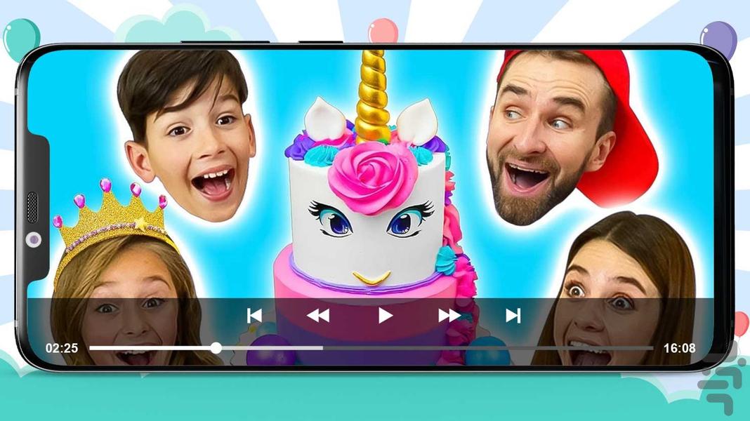 Smile Family show 4 offline Cartoon - Image screenshot of android app