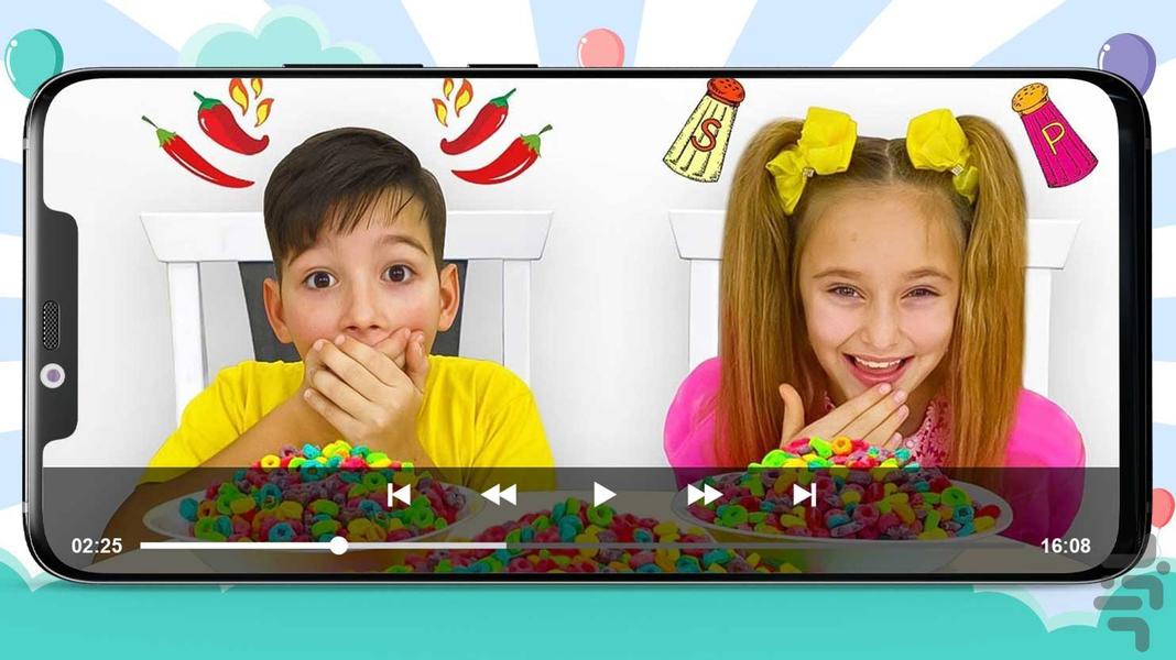 Smile Family show 5 offline Cartoon - Image screenshot of android app
