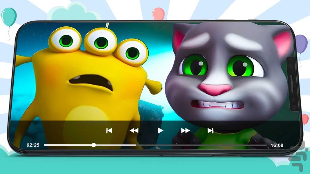 کارتون تام سخنگو ۱ بدون اینترنت - عکس برنامه موبایلی اندروید