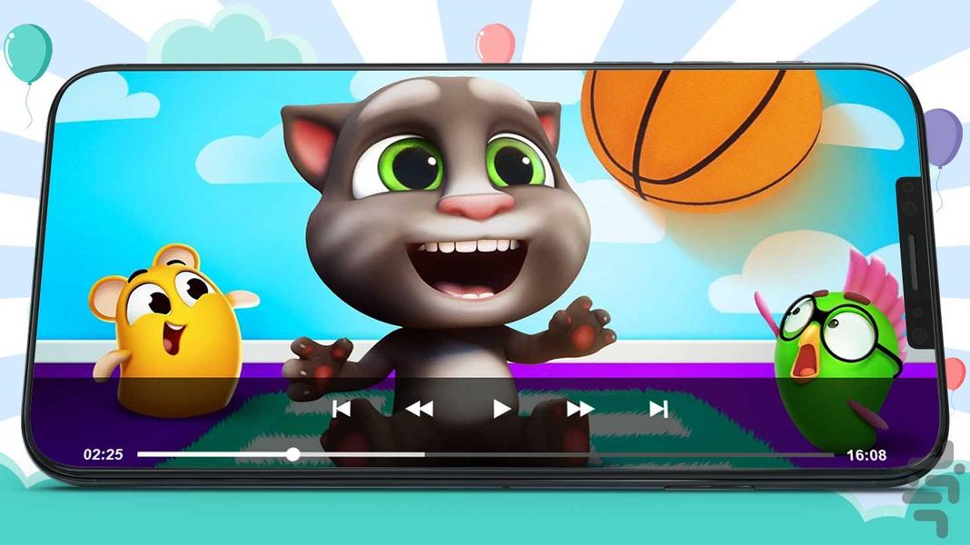 کارتون تام سخنگو ۱ بدون اینترنت - عکس برنامه موبایلی اندروید