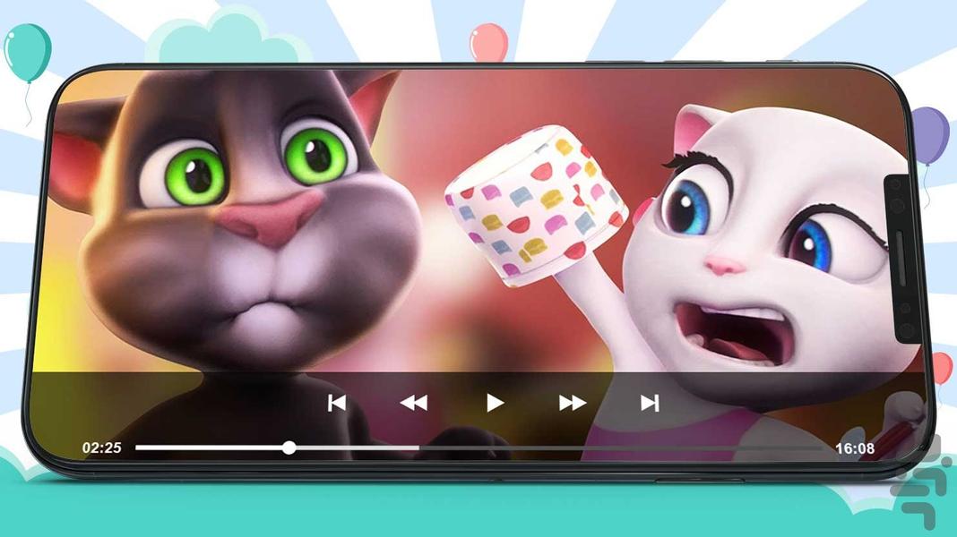 کارتون تام سخنگو ۲ بدون اینترنت - عکس برنامه موبایلی اندروید