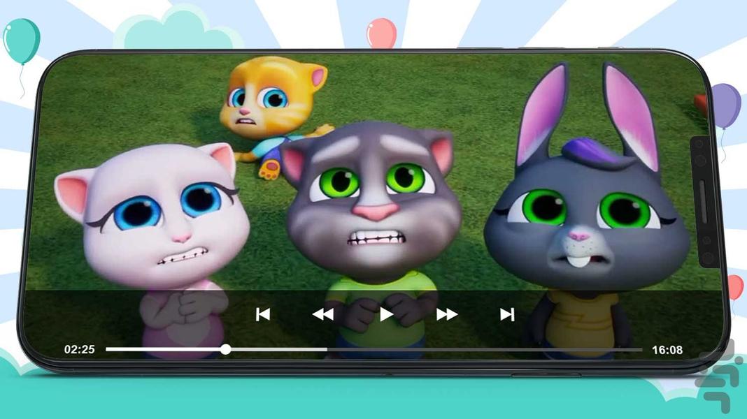 کارتون تام سخنگو ۳ بدون اینترنت - عکس برنامه موبایلی اندروید