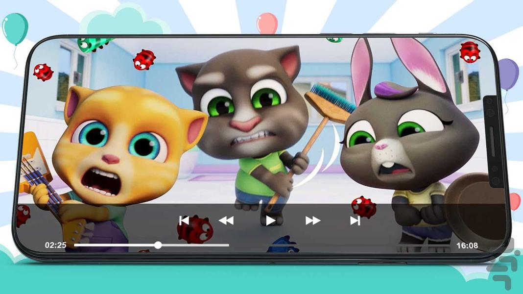 کارتون تام سخنگو ۴ بدون اینترنت - عکس برنامه موبایلی اندروید