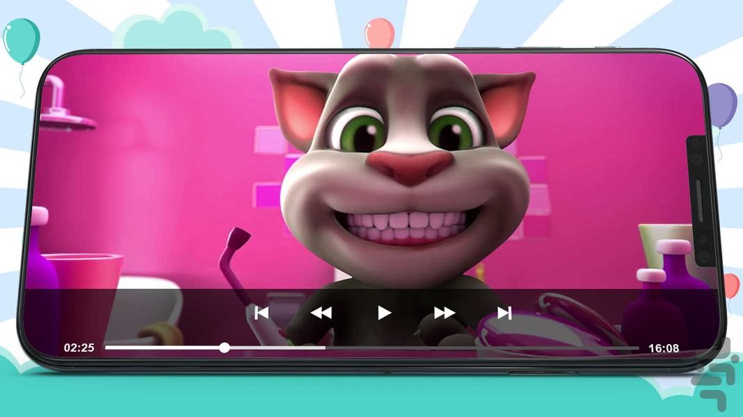 کارتون تام سخنگو ۴ بدون اینترنت - عکس برنامه موبایلی اندروید