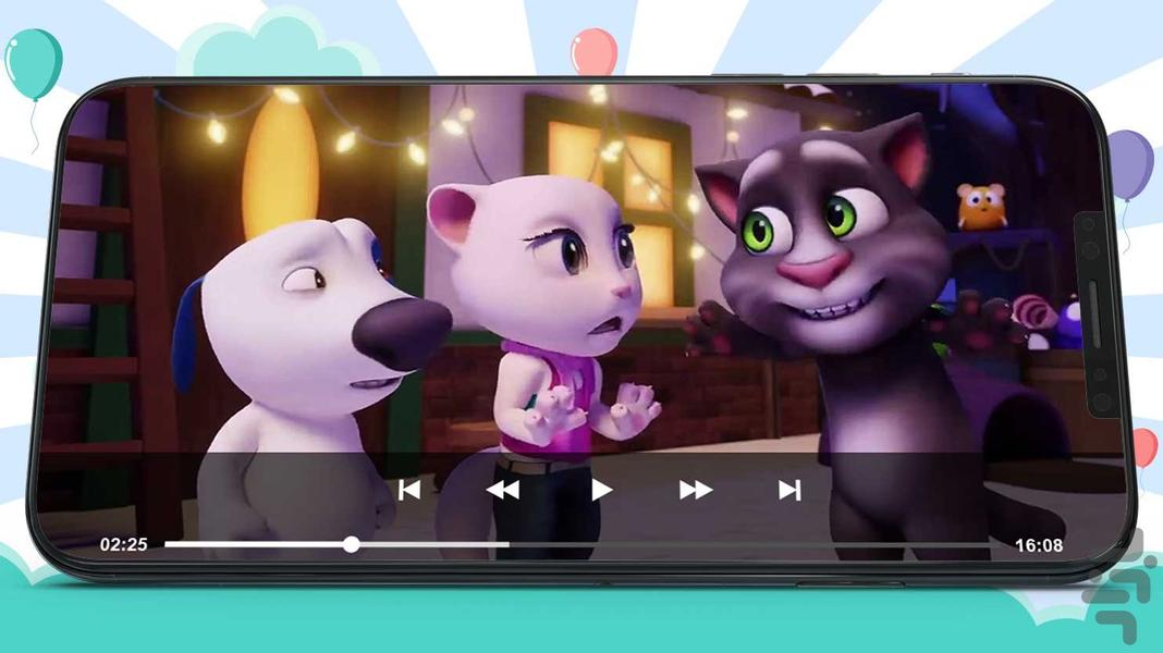 Talking Tom 5 offline Cartoon - عکس برنامه موبایلی اندروید