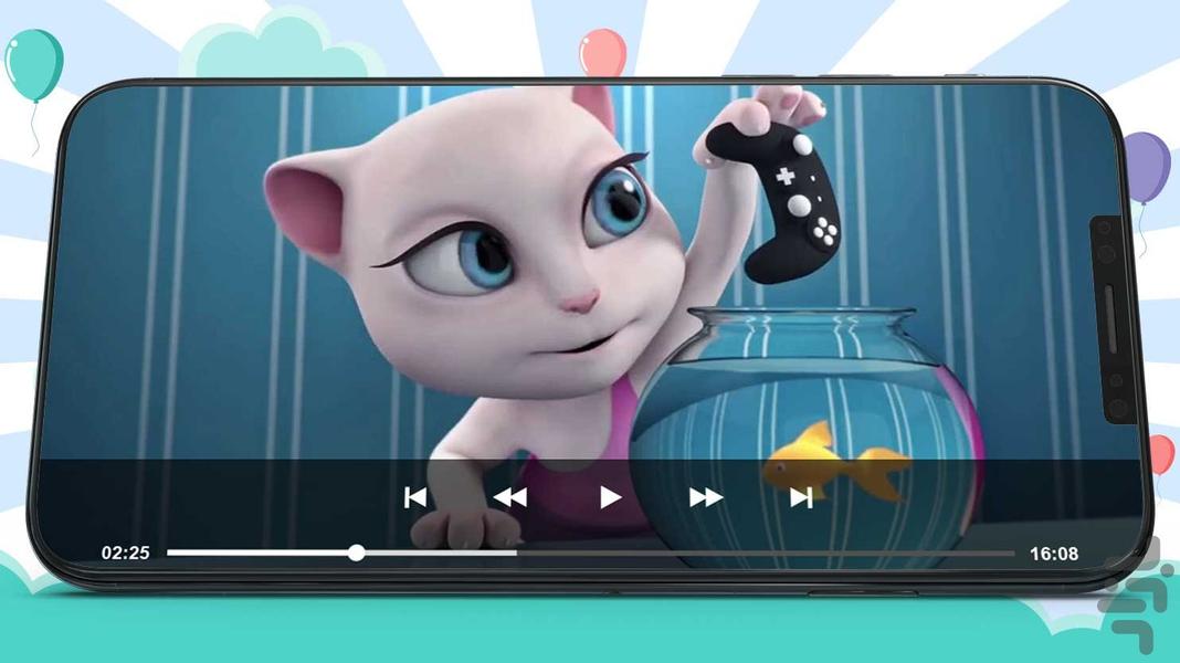 کارتون تام سخنگو ۵ بدون اینترنت - عکس برنامه موبایلی اندروید