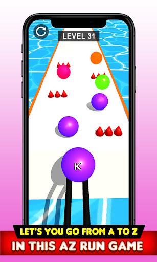 ABC Alphabets AZ Ball Rush ۳D - عکس برنامه موبایلی اندروید