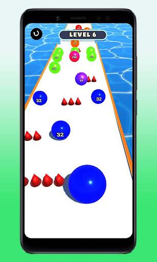 Number Ball Rush! Merge Race - Gameplay image of android game