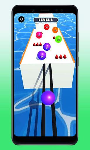 Number Ball Rush! Merge Race - Gameplay image of android game
