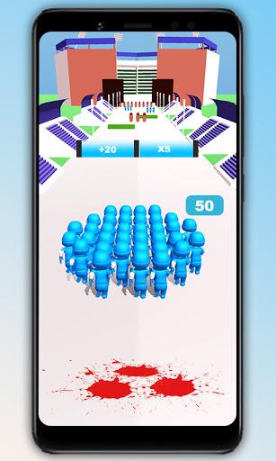 Count Crowd Run Mob Clash ۳D - عکس برنامه موبایلی اندروید