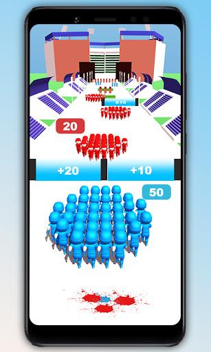Count Crowd Run Mob Clash 3D - Image screenshot of android app