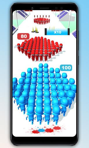 Count Crowd Run Mob Clash 3D - Image screenshot of android app