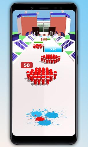 Count Crowd Run Mob Clash ۳D - عکس برنامه موبایلی اندروید