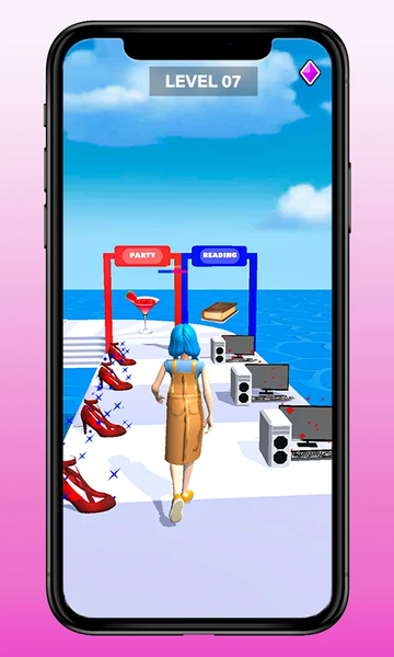 Truth Lucky Personality Run 3D - Gameplay image of android game