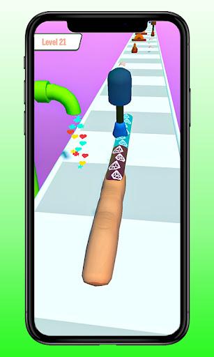 Longer Nails Art Stack Rush 3D - Image screenshot of android app