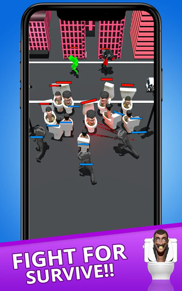 Merge Sink Monster Fight ۳D - عکس برنامه موبایلی اندروید