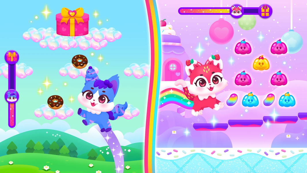 Cocobi Cotton Candy Kitten - Gameplay image of android game
