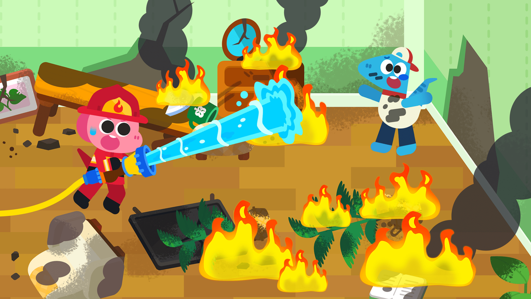 Cocobi Little Firefighters-kid - عکس بازی موبایلی اندروید