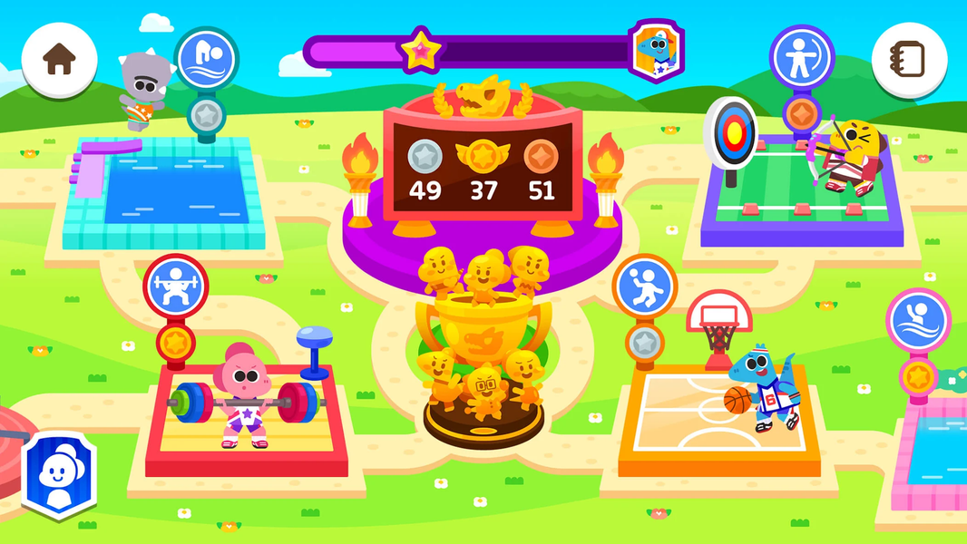 Cocobi Little Champion - kids - Gameplay image of android game