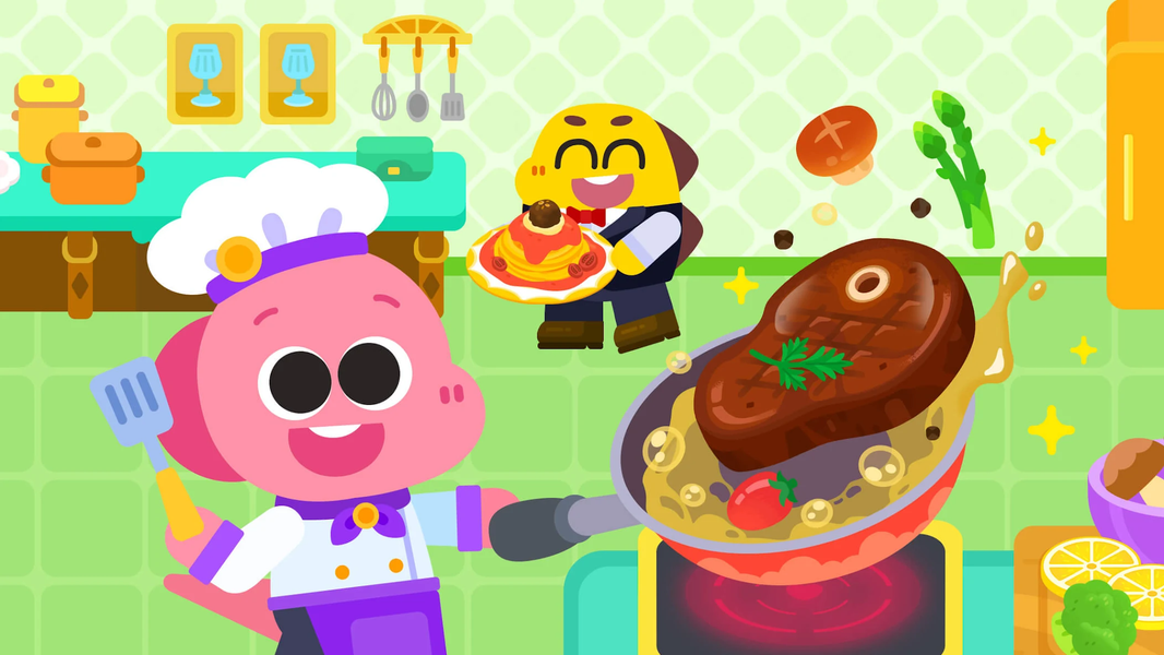 Cocobi Little Kitchen - kids - عکس بازی موبایلی اندروید