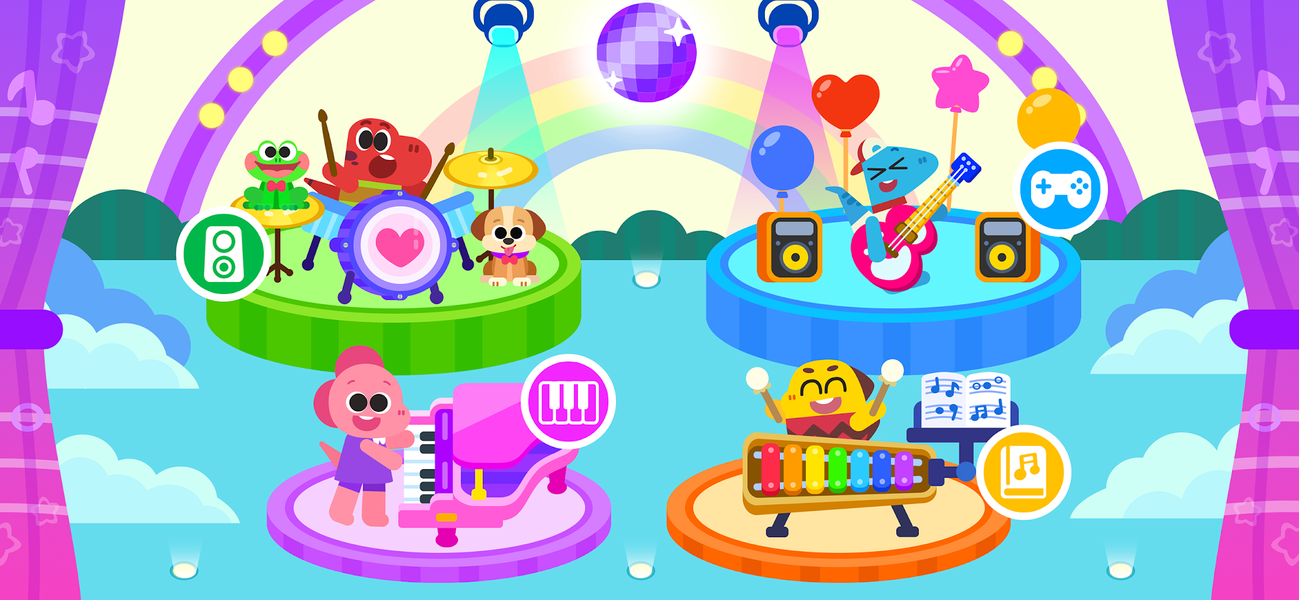Cocobi Music Game - Kids Piano - Image screenshot of android app