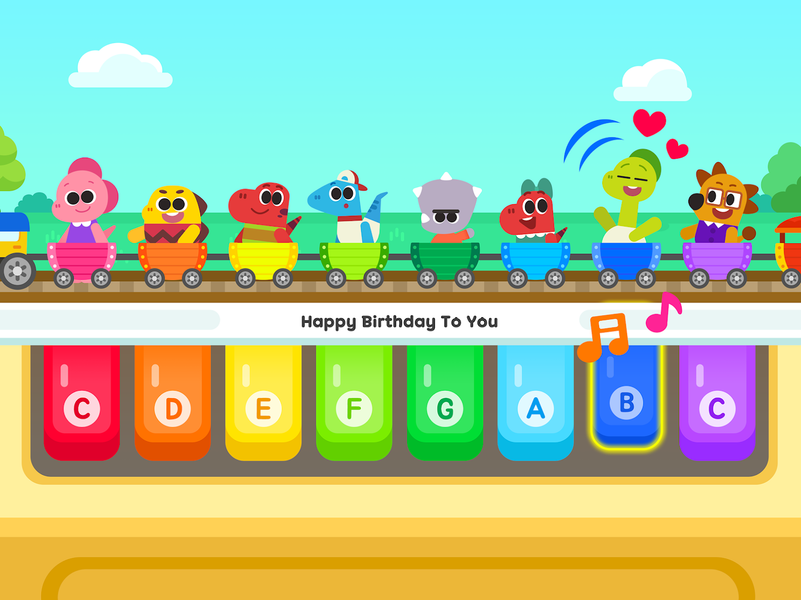 Cocobi Music Game - Kids Piano - Image screenshot of android app