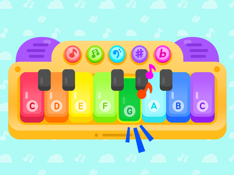 Cocobi Music Game - Kids Piano - Image screenshot of android app