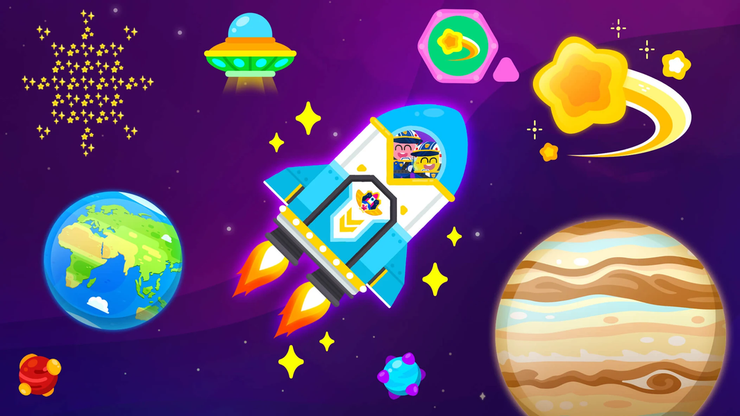 Cocobi Little Space Police-kid - عکس بازی موبایلی اندروید