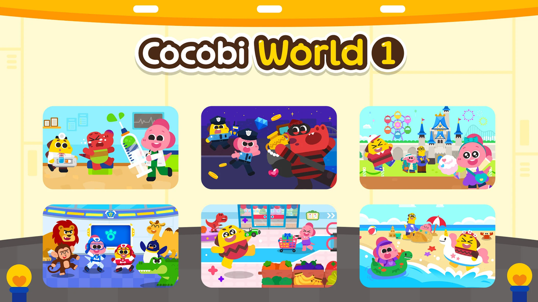 Cocobi World 1 - Kids Game - Gameplay image of android game