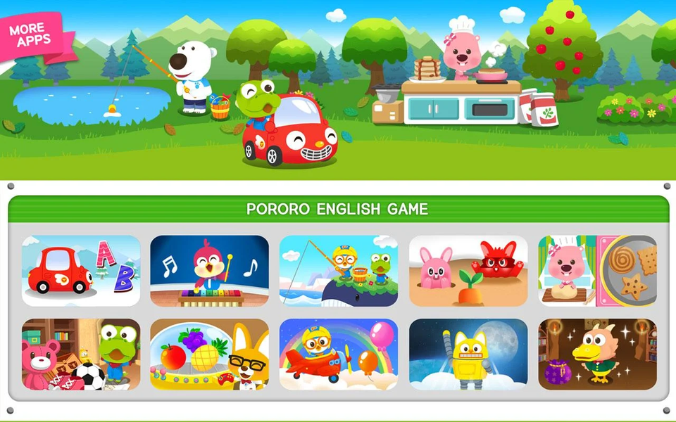 Pororo English - Kid Education - Image screenshot of android app