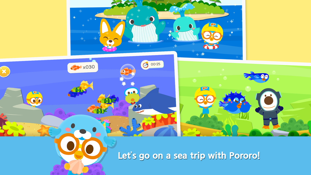 Pororo & Sea Animals - عکس برنامه موبایلی اندروید