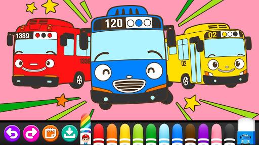 Tayo ColoringBook - Kid Sketch - Image screenshot of android app