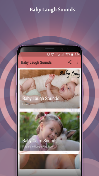 Baby Laugh Sounds - Image screenshot of android app