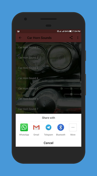Car Horn Sounds - عکس برنامه موبایلی اندروید
