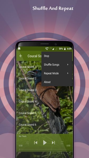 Coucal Sounds - Image screenshot of android app
