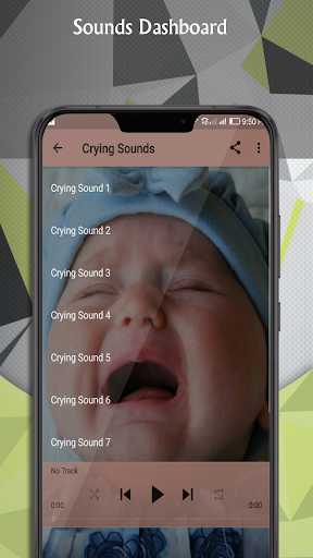 Crying Sounds - عکس برنامه موبایلی اندروید