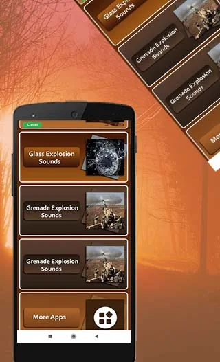 Explosion Sounds - Image screenshot of android app