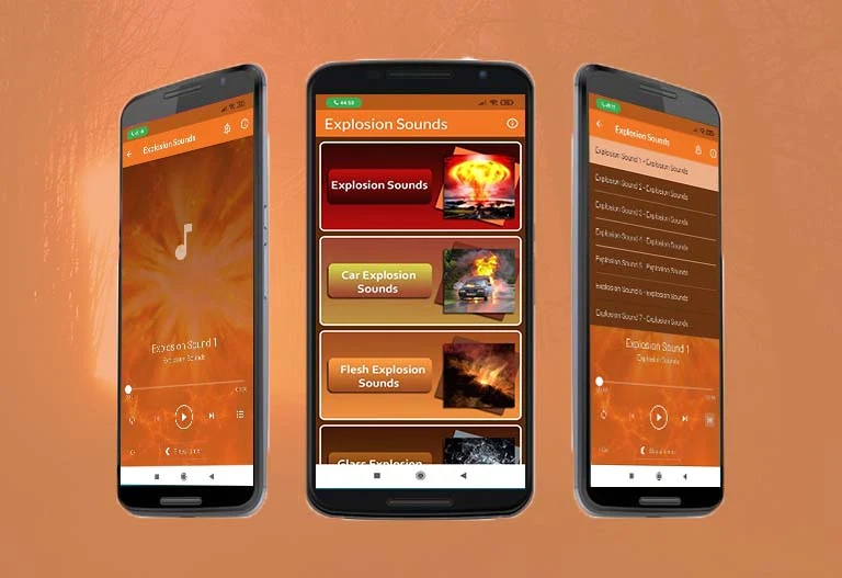 Explosion Sounds - Image screenshot of android app