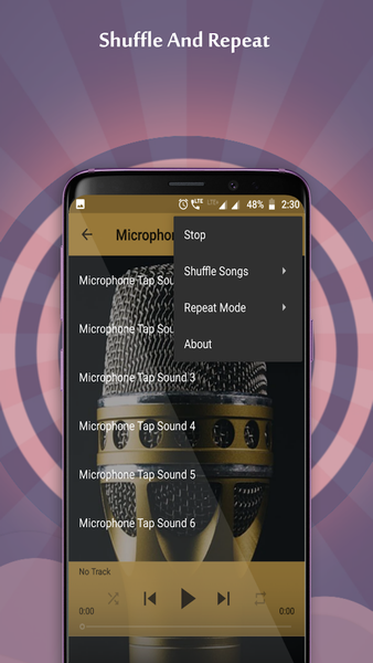 Microphone Tap Sounds - عکس برنامه موبایلی اندروید