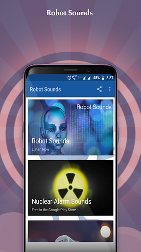 Robot Sounds - Image screenshot of android app