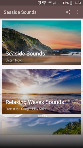 Seaside Sounds - Image screenshot of android app