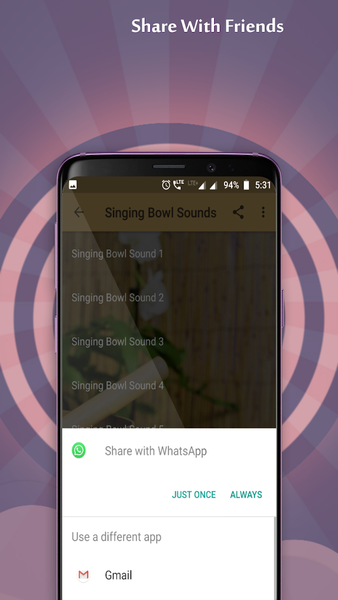 Singing Bowl Sounds - Image screenshot of android app