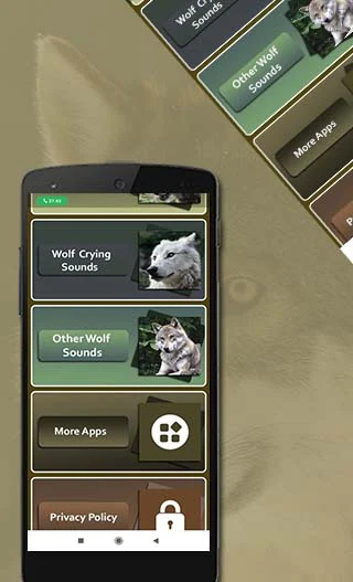 Wolf Sounds - Image screenshot of android app