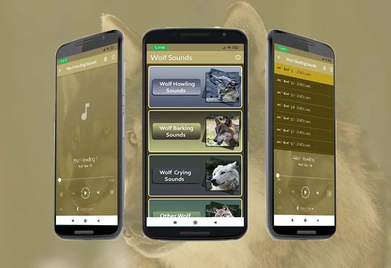 Wolf Sounds - Image screenshot of android app