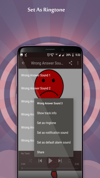 Wrong Answer Sounds - Image screenshot of android app